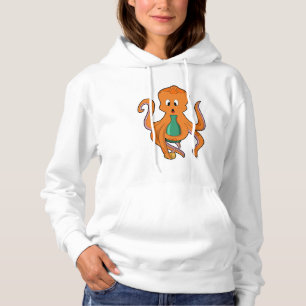 Octopus with Bottle.PNG Hoodie