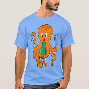 Octopus with Bottle T-Shirt