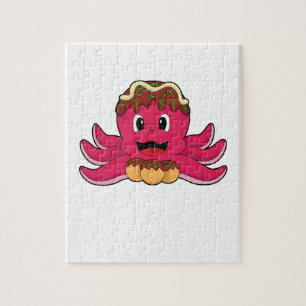 Octopus with Cake Jigsaw Puzzle