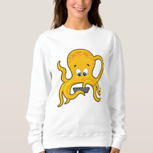 Octopus with Laptop Sweatshirt