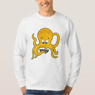 Octopus with Laptop T-Shirt