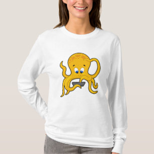 Octopus with Laptop T-Shirt