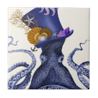 Octopus with Nautical Hat