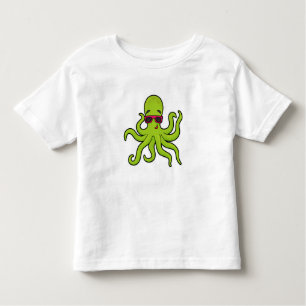 Octopus with Sunglasses Toddler T-Shirt