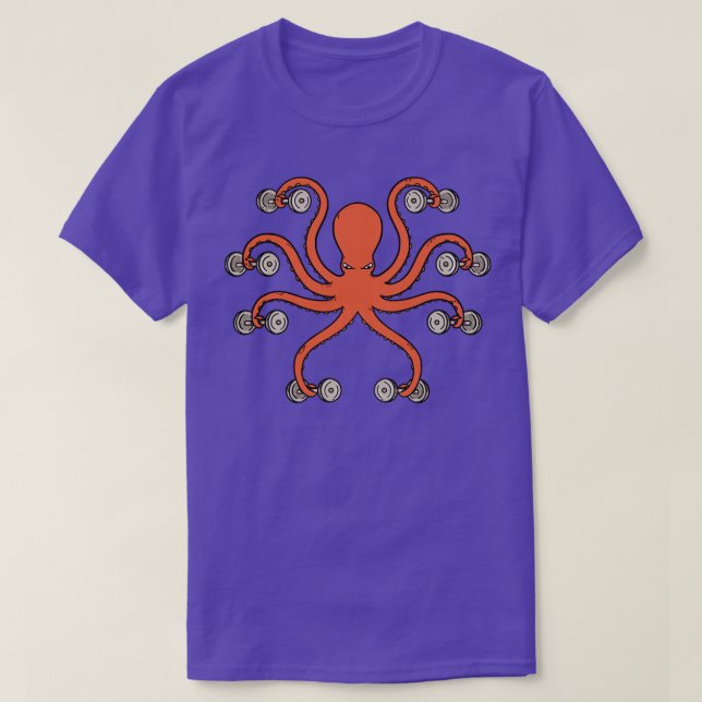 Octopus workout T-Shirt (Design Front)