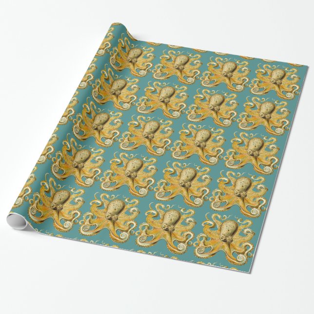 octopus wrapping paper (Unrolled)