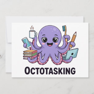 Octotasking Creature in Multitask Mode Invitation