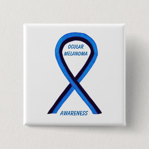 Ocular Melanoma Awareness Ribbon Angel Custom Pin
