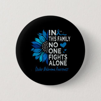 Ocular Melanoma Awareness Sunflower Support Ocular 6 Cm Round Badge