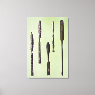 Oculist's instruments, c.270 canvas print