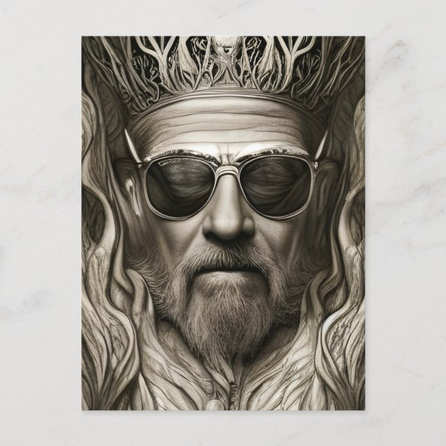 Od Rockers Never Die Surreal Fantasy Art  Postcard (Front)