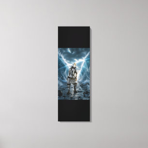 Oda Nobunaga Samurai Armor Water 12x36 Canvas Print