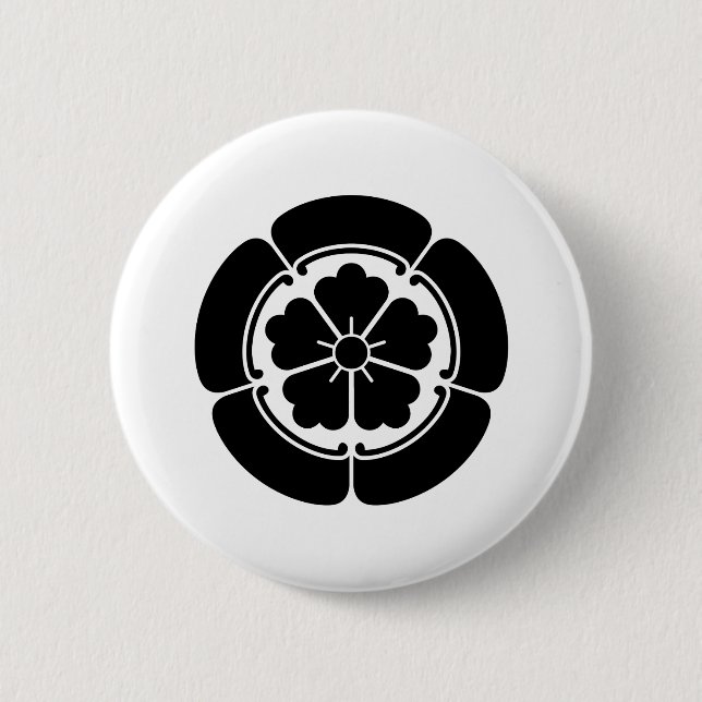 ODA-ONODERA 6 CM ROUND BADGE (Front)