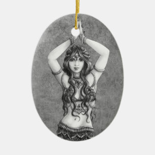 Odalisk Ceramic Tree Decoration