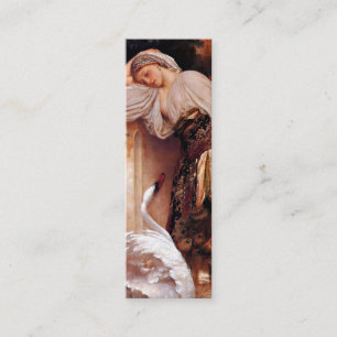 Odalisque Bookmark by Frederick Lord Leighton Mini Business Card