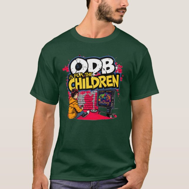 ODB Is for the Children Retro Video Game OlDirtyBa T-Shirt (Front)