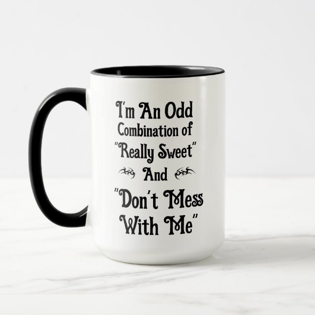 Odd Combination Coffee Mug (Left)