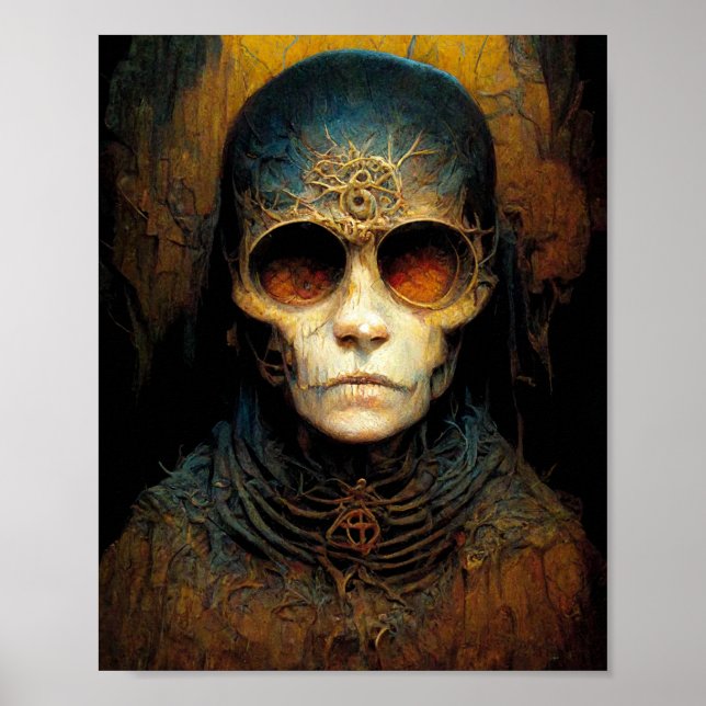 Odd Creature 2 Dark Fantasy Horror Art Poster (Front)