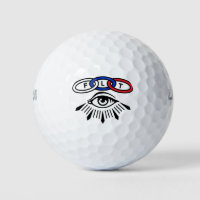 Odd Fellow Eye and Three Links Golf Ball