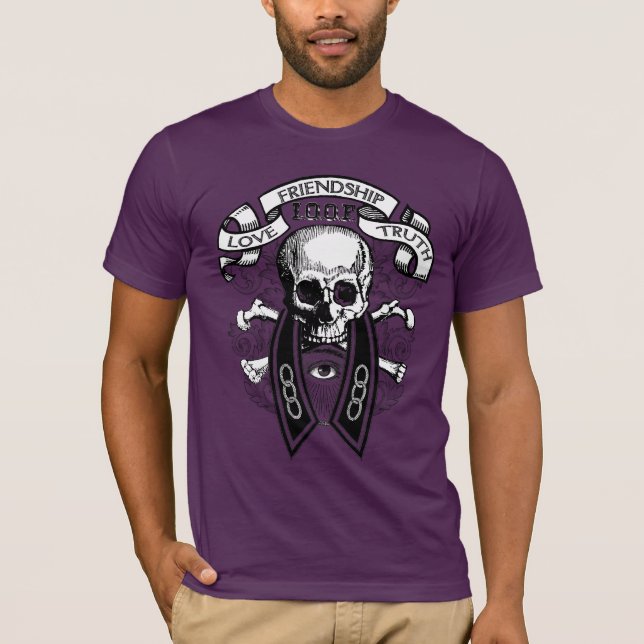 Odd Fellows FLT Skull and Collar T-Shirt (Front)