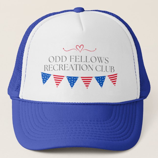 Odd Fellows Recreation Club Trucker hat (Front)