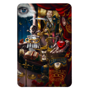 Odd Fellows Symbolic Vanitas Magnet