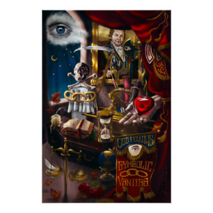 Odd Fellows Symbolic Vanitas Poster