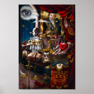 Odd Fellows Symbolic Vanitas Poster