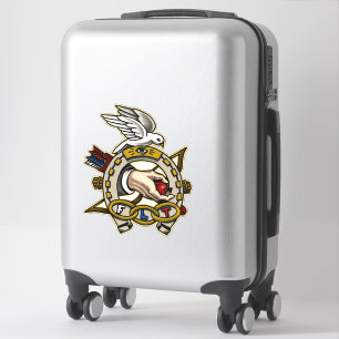 Odd Fellows Tattoo Style Horseshoe Trivet