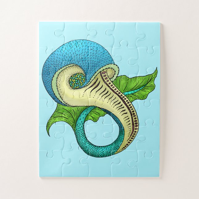 Odd Fish Puzzle (Vertical)