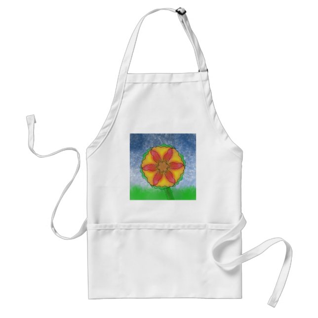 Odd Flower Standard Apron (Front)