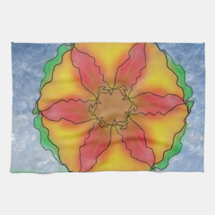 Odd Flower Tea Towel