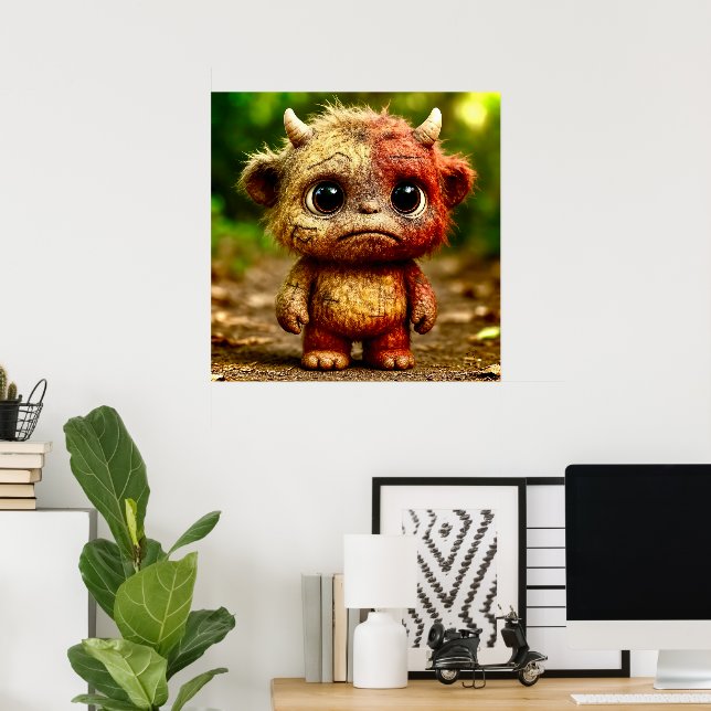 Odd Friends – Sad Baby Demon Poster (Home Office)