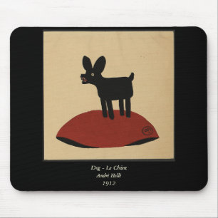 Odd Funny Looking Dog - Colourful Book Illustratio Mouse Pad