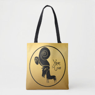 Odd Gold Ram Goat Chinese Year Zodiac Birthday Bag