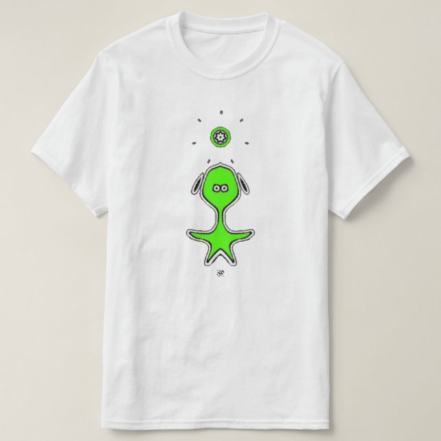 Odd Little Fella (Green) T-Shirt (Design Front)