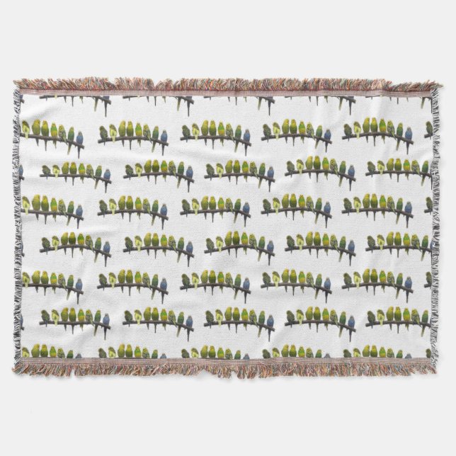 Odd One Out Throw Blanket (choose colour) (Front)