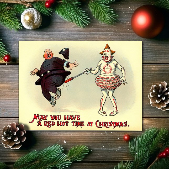 Odd Victorian Humour Christmas Card (Creator Uploaded)