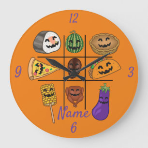 Oddball Jack o'lantern Medley Thunder_Cove   Large Clock