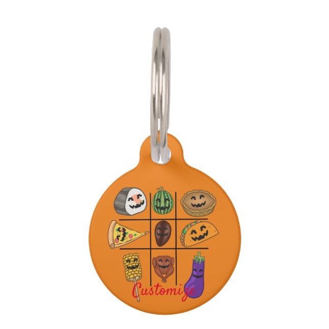 Oddball Jack o'lantern Medley Thunder_Cove Pet Tag (Front)
