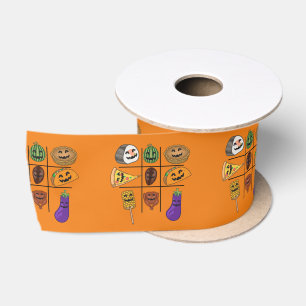 Oddball Jack o'lantern Medley Thunder_Cove Satin Ribbon