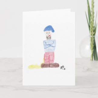 Oddball/Misc Sorry My Dog Peed Garden Gnome Card