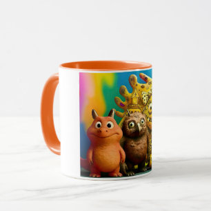OddFriends Colourful Monster Mug – Creepy Cute Cof