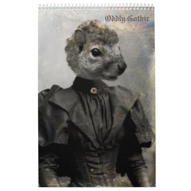 Oddly Gothic 2024 Calendar (Cover)