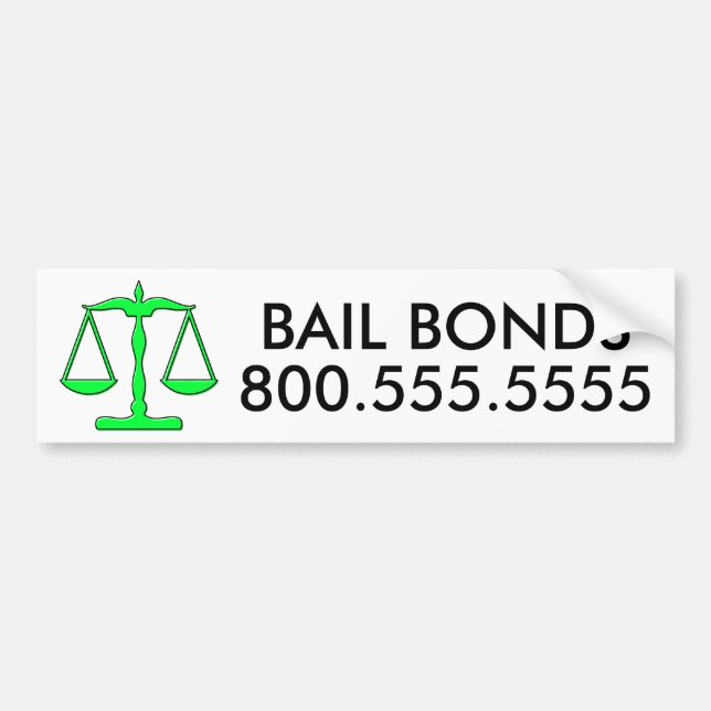 oddRex bail bonds Bumper Sticker (Front)