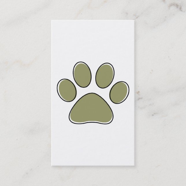 oddRex dog walker stamp card (Front)