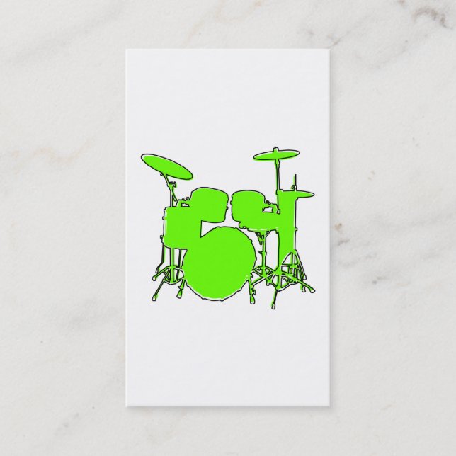 oddRex drums Business Card (Front)