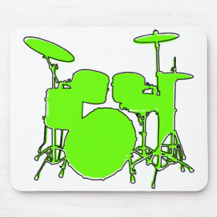 oddRex drums Mouse Pad