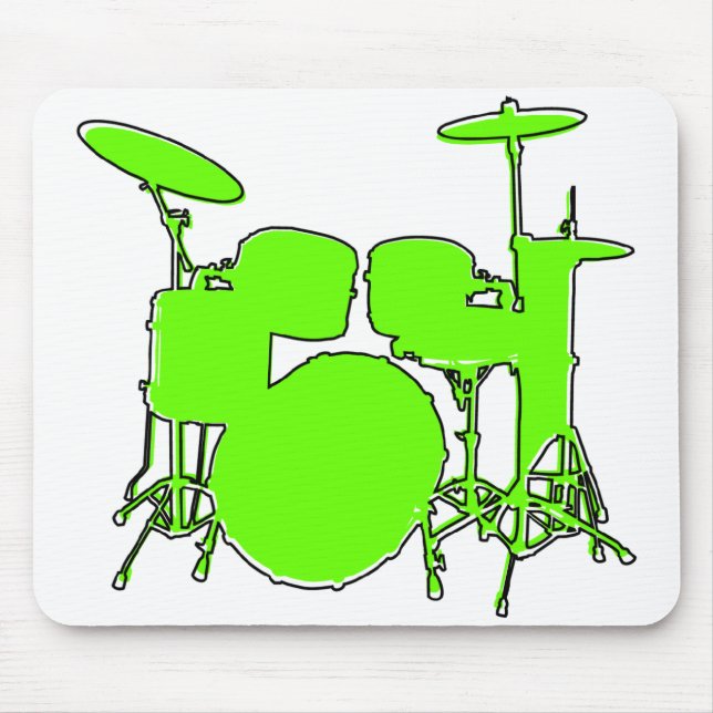 oddRex drums Mouse Pad (Front)