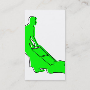 oddRex lawn mowing stamp card